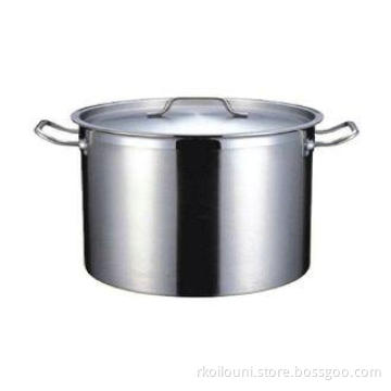 Commercial Stainless Steel Cookwares / Stock Pot 21L For Ki